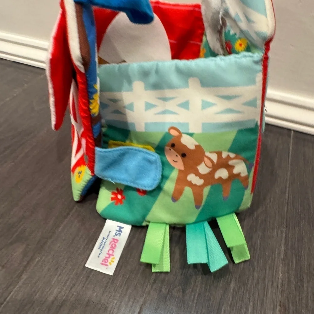 NWOT Ms. Rachel’s Learning Farm Plush Farm Sensory Toy for Babies and Toddlers